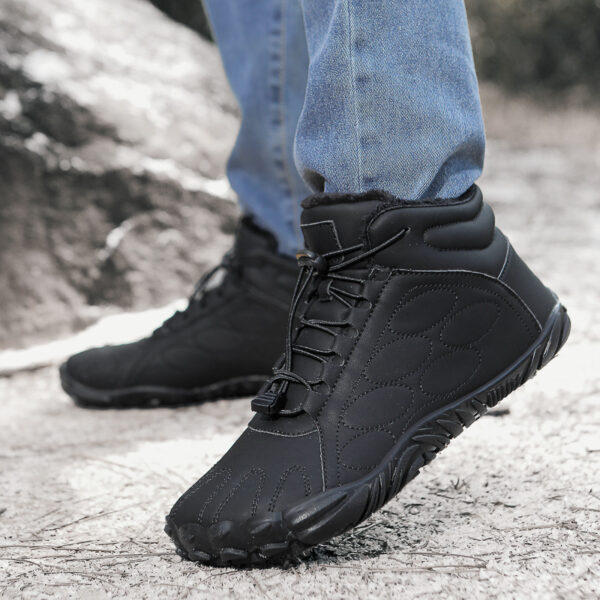 Outdoor Sports Cotton Shoes Men And Women Fleece-lined Warm Snow Boots - Image 2