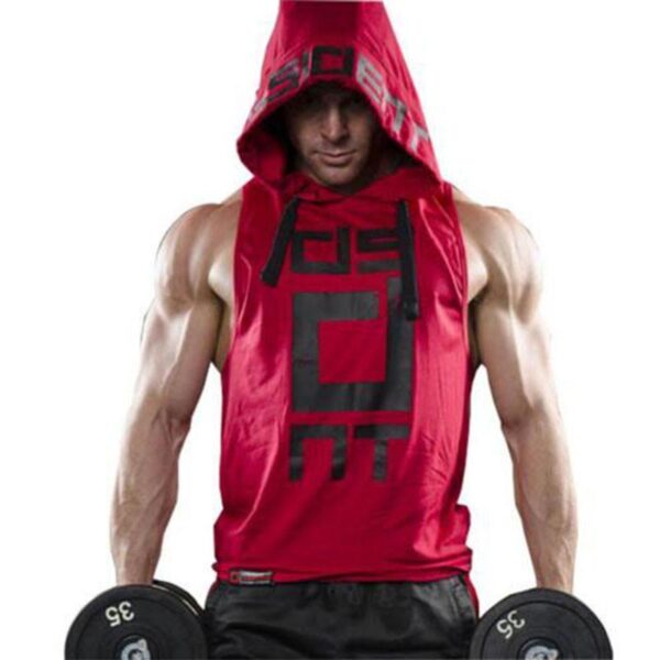 Mens Summer Sleeveless Hoodies - Image 4