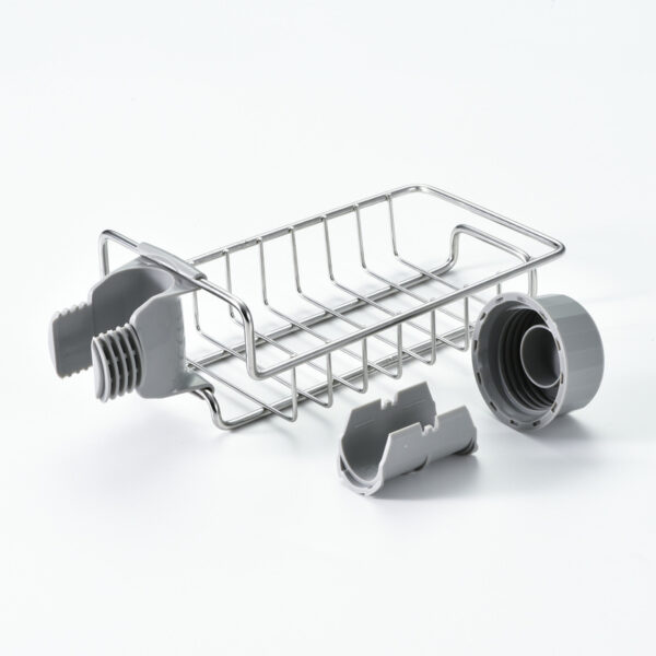 Adjustable Sink Drain Rack Sponge Storage Faucet Holder Soap Drainer Shelf Basket Organizer Kitchen Bathroom Accessories - Image 5