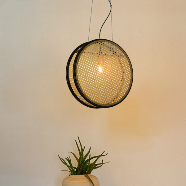 Creative Rattan Retro Lamps For Restaurant Chandelier - Image 3