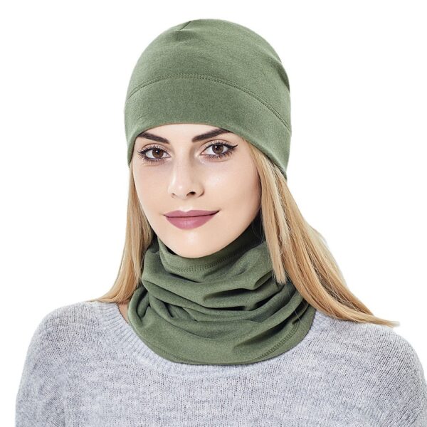 Outdoor Windproof And Cold-proof Fleece Sports Cycling Hat And Scarf Set - Image 6