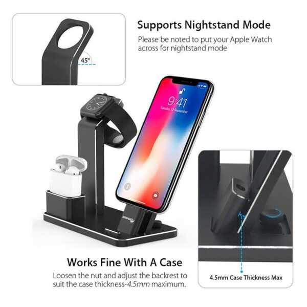 4 IN 1 AIRPODS CHARGING DOCK HOLDER - Image 8