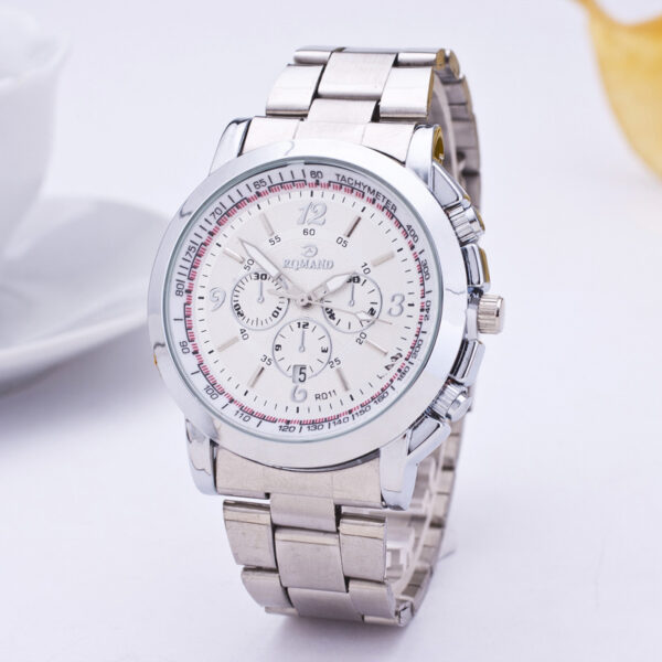 Diamond-studded mesh plate Personality scale High-grade steel belt sports and leisure watch - Image 2