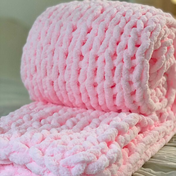 Handwoven Coarse Woolen Thread Blanket - Image 7