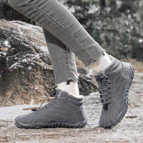 Outdoor Sports Cotton Shoes Men And Women Fleece-lined Warm Snow Boots - Image 7