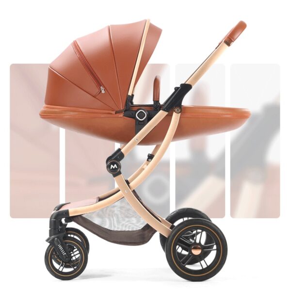 New Luxury Baby Stroller Carriage With Car Seat - Image 7