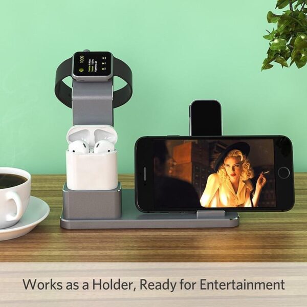 4 IN 1 AIRPODS CHARGING DOCK HOLDER - Image 3