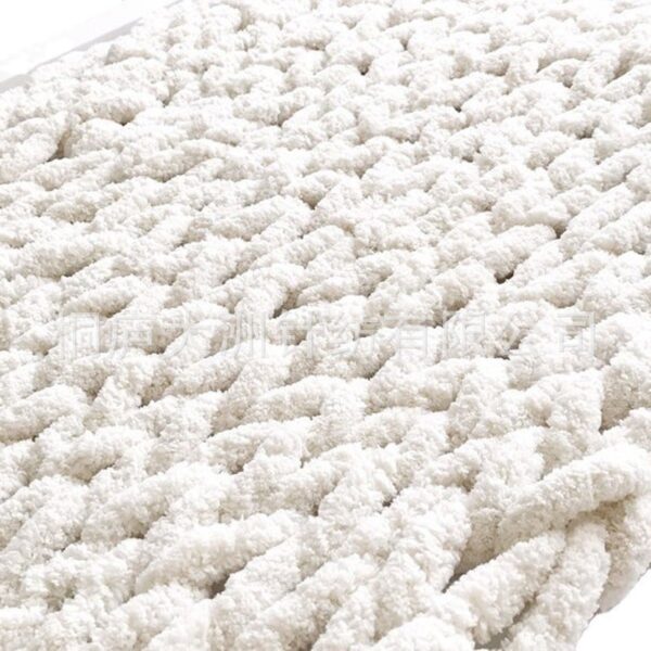 Handwoven Coarse Woolen Thread Blanket - Image 3