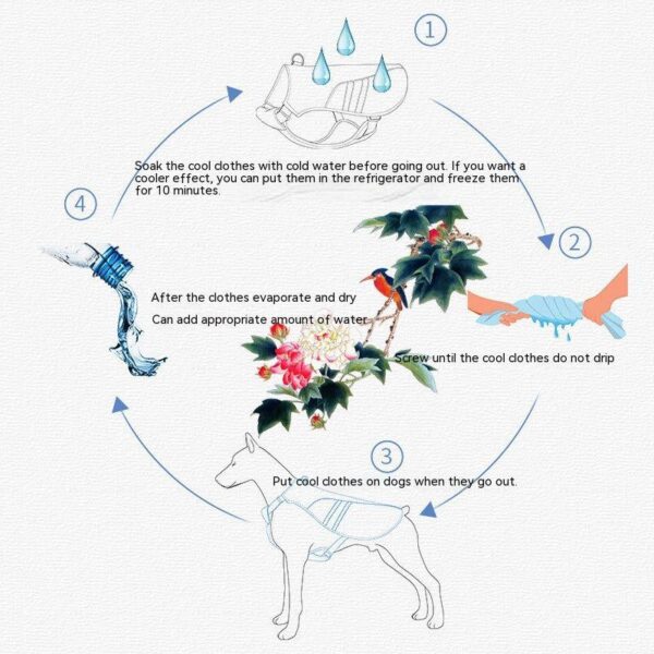 Breathable And Comfortable Outdoor Sports Pet Cooling Clothes - Image 10