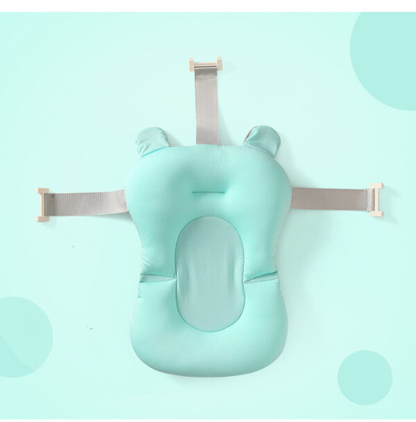 Baby Bath Seat Support Mat Foldable Baby Bath Tub Pad & Chair Newborn Bathtub Pillow Infant Anti-Slip Soft Comfort Body Cushion - Image 8