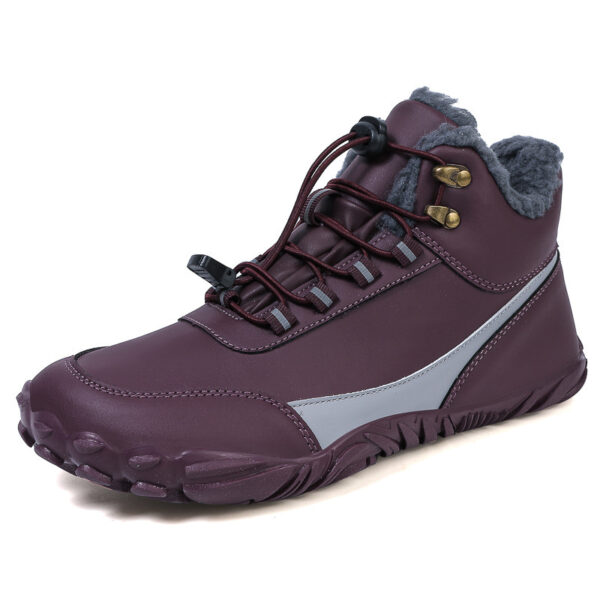 Outdoor Sports Cotton Shoes Men And Women Fleece-lined Warm Snow Boots - Image 9