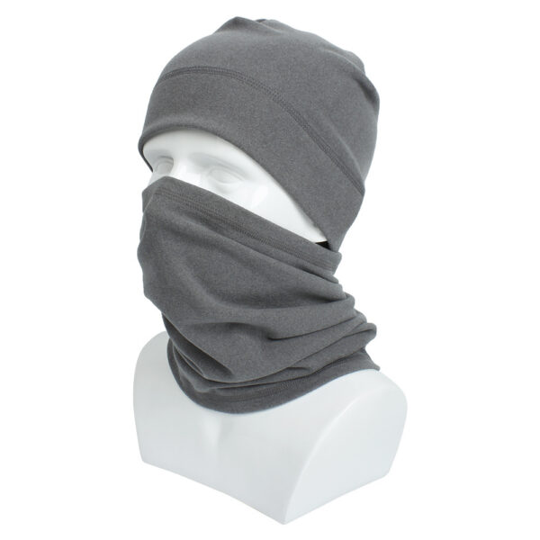 Outdoor Windproof And Cold-proof Fleece Sports Cycling Hat And Scarf Set - Image 2