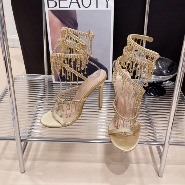 Strap Roman Style High Heel Women's Sandals - Image 2