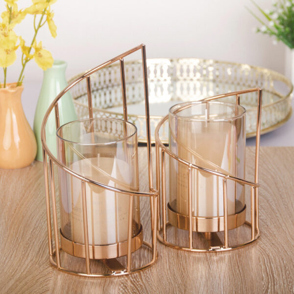 Nordic geometric candlestick - Image 5