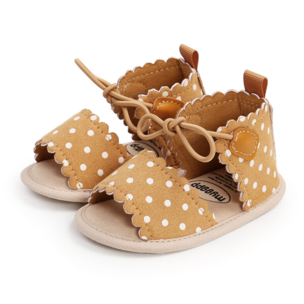 Dot Baby Sandals, Baby Shoes, Toddler Shoes, Women's Bowknot M2009 - Image 5