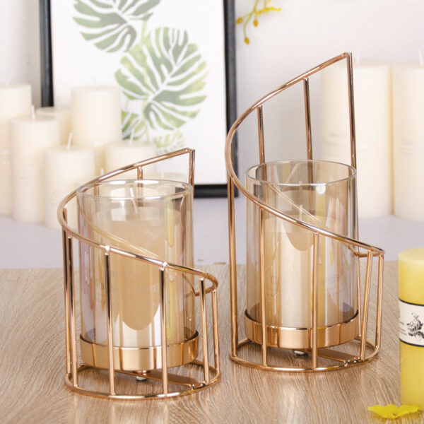 Nordic geometric candlestick - Image 4