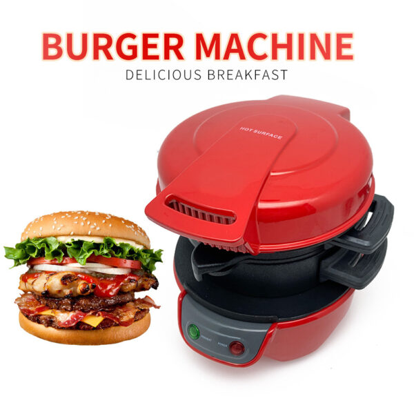 Household Breakfast Machine Hamburg Sandwich Maker With Egg Cooker Ring Machine Bread Sandwich Machine Waffle Machine - Image 4