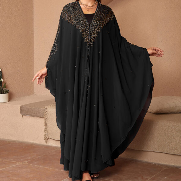 High-definition Muslim Shawl Hooded Cloak - Image 8