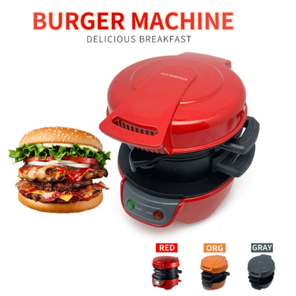 Household Breakfast Machine Hamburg Sandwich Maker With Egg Cooker Ring Machine Bread Sandwich Machine Waffle Machine - Image 2