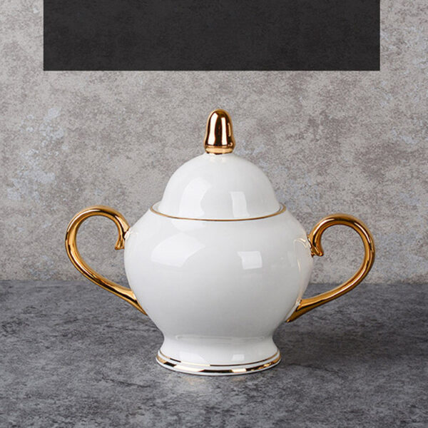 Bone China Gold-painted Coffee Cup And Saucer Afternoon Tea Tea Set - Image 4